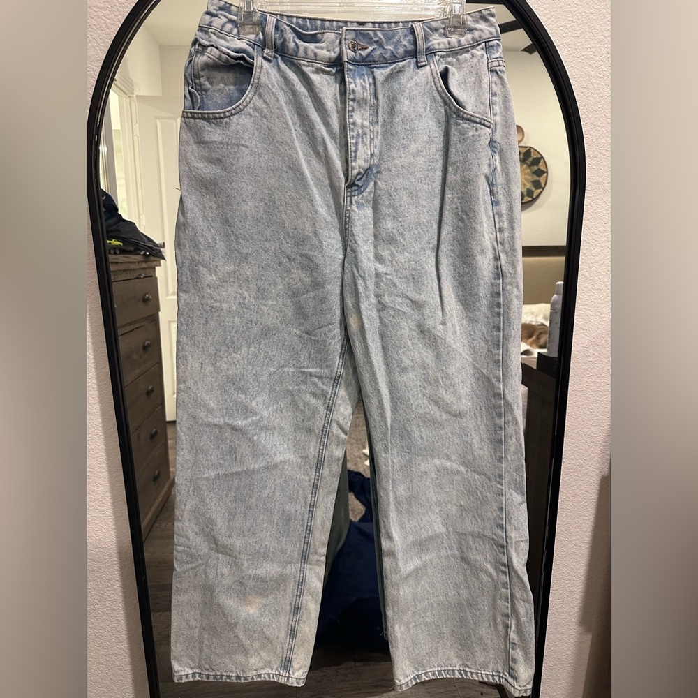 Never Fully Dressed Relaxed Light Wash Jeans
